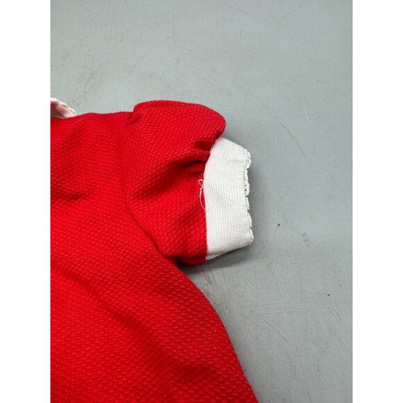 Vintage sassy by Miss Bea Savoy Baby Dress Red With Embroidered Ducks 3-6M READ - Picture 11 of 11